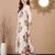Women Floral Printed Regular Pure Cotton Kurta with Trousers