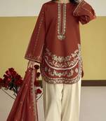 red white roman silk palazzo sharara salwar suit collection semi stitched
