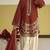 red white roman silk palazzo sharara salwar suit collection semi stitched