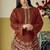red white roman silk palazzo sharara salwar suit collection semi stitched