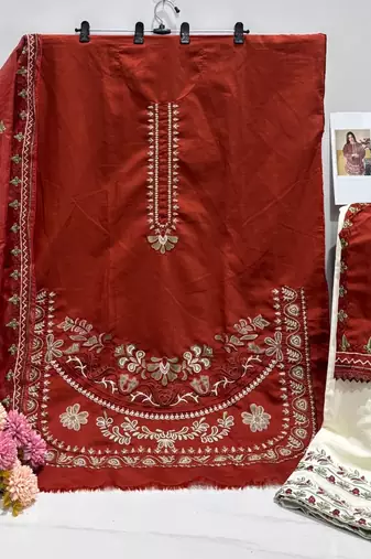 red white roman silk palazzo sharara salwar suit collection semi stitched