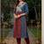 Women Floral Printed Panelled Pure Cotton Kurta with Trousers