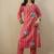 Women Printed Regular Kurta with Trousers