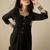 Women Floral Embroidered Pleated Beads and Stones Pure Cotton Kurta with Trousers