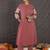 Women Printed Regular Mirror Work Kurta with Trousers