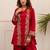 Women Ethnic Motifs Embroidered A-Line Kurta with Palazzos