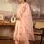 Women Floral Embroidered Round Neck Sequinned Kurta with Trousers & Dupatta