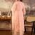 Women Floral Embroidered Round Neck Sequinned Kurta with Trousers & Dupatta