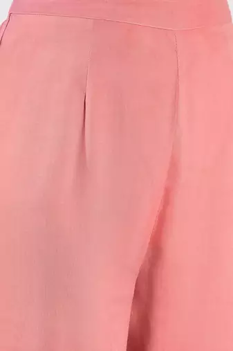 Floral Printed Round Neck Straight Kurta With Trousers & Dupatta