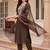 Women Ethnic Motifs Embroidered Regular Liva Kurta with Trousers & With Dupatta