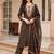 Women Ethnic Motifs Embroidered Regular Liva Kurta with Trousers & With Dupatta