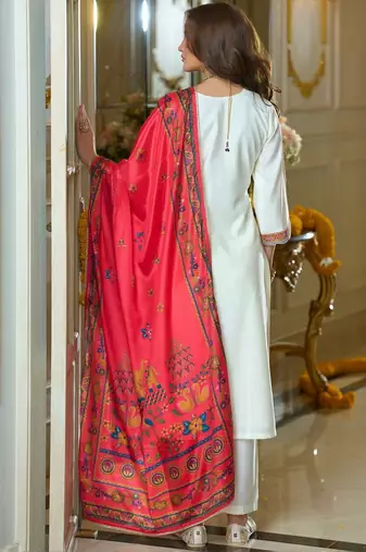 Women Ethnic Motifs Printed Kurta with Trousers & Dupatta