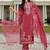 Women Floral Embroidered Regular Thread Work Kurta with Trousers & With Dupatta