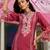 Women Floral Embroidered Regular Thread Work Kurta with Trousers & With Dupatta