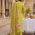 Women Floral Embroidered Regular Thread Work Kurta with Trousers & With Dupatta