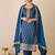 Women Ethnic Motifs Embroidered Regular Kurta with Trousers & With Dupatta