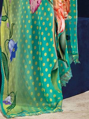 Women Floral Embroidered Regular Thread Work Kurta with Trousers & With Dupatta 6