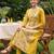 Women Floral Printed Pleated Pure Cotton Kurta with Trousers