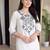 Women Ethnic Motifs Embroidered Regular Thread Work Pure Cotton Kurta with Trousers