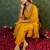 Women Ethnic Motifs Embroidered Regular Sequinned Kurta with Trousers & With Dupatta