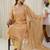 Ethnic Motifs Embroidered Regular Thread Work Kurta With Trousers & Dupatta