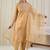 Ethnic Motifs Embroidered Regular Thread Work Kurta With Trousers & Dupatta