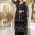 Black Color Sequins And Hand Work Cotton Salwar Suit