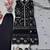 Black Color Sequins And Hand Work Cotton Salwar Suit