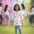 Holi handprint girls kurti