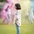 Holi handprint girls kurti