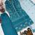 Blue Color Sequins And Hand Work Cotton Salwar Suit