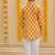 Mustard block print kurta