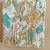 White floral puff kurti