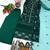 Green Color Sequins And Hand Work Cotton Salwar Suit