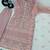 Light Pink Color Sequins And Hand Work Cotton Salwar Suit