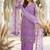 Lavender Color Sequins And Hand Work Cotton Salwar Suit