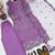 Lavender Color Sequins And Hand Work Cotton Salwar Suit