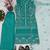Rama Color Sequins And Hand Work Cotton Salwar Suit