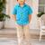 Boys sky blue elephant shirt