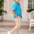 Boys sky blue elephant shirt