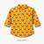 Boys mustard auto kurta shirt