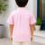 Boys baby pink striped kurta