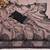 Mauve rangoli madala art embroidered saree