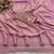 Pink glory satin two-tone embroidered saree