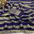 Purple nc satin patta shadow swarovski saree