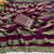 Wine nc satin patta shadow swarovski saree