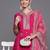 Ethnic Motifs Embroidered Panelled Gotta Patti Kurta with Trousers & With Dupatta