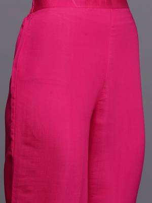Ethnic Motifs Embroidered Panelled Gotta Patti Kurta with Trousers & With Dupatta 4