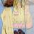 Premium yellow japan satin embroidered top  farshi palazzo & printed dupatta set