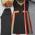 Black mul chanderi embroidered top  roman silk blend palazzo & dupatta set